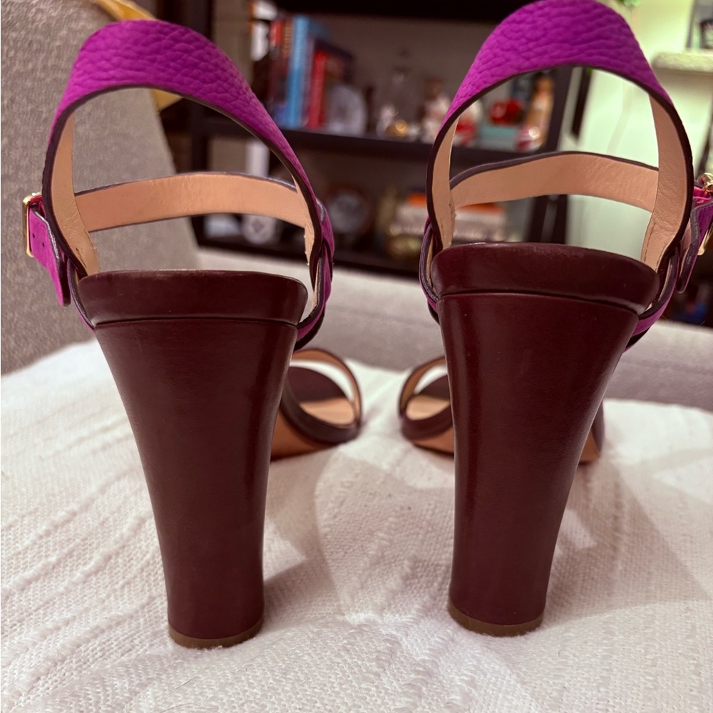 Cole Haan x Nike Air Minetta Purple Strappy Heel - Picture 3 of 6